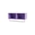 Regal Coat holz violett / Kleiderschrank - B 69,6 x H 24 x Prof. 30 cm - MONTANA