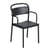 Fauteuil empilable Linear métal noir - Muuto