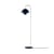 Lampadaire Flowerpot VP12 métal bleu / Verner Panton, 1969 - &tradition