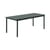 Linear Rectangular table metal green / Steel - 200 x 75 cm - Muuto