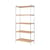 Scaffale Alima NDS6 legno naturale / 83 x P 38 x H 174 cm - &tradition