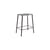 Sgabello Adam pelle nero / H 50 cm - Interno - Frama 