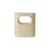 Table d'appoint Space céramique beige / 36 x 26 x H 39 cm - HK LIVING
