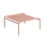 Tavolino Week-End Small metallo rosa / Small - 69 x 60 cm - Alluminio - Petite Friture