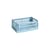 Cestino Colour Crate materiale plastico blu Small / 17 x 26,5 cm - Riciclato - Hay