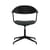Fauteuil pivotant Mynt gris / Assise rembourrée - Vitra