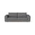 Divano convertibile Gest tessuto grigio / 2,5 posti - L 240 cm - Bolia