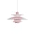 Suspension PH 5 Opal plastique rose / Ø 32 cm - Réédition 1958 - Louis Poulsen