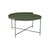 Table basse Edge métal vert / Poignée rabattable - Ø 76 x H 40 cm - Houe