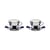 Set de 2 tasses avec soucoupes Fête des Bêtes - Serax