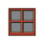 Affiche encadrée Window 01   / By Richard Wood - 70 x 70 cm - The Wrong Shop