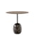 Guéridon Lato LN9 marbre bois naturel / Marbre & bois - 50 x 40 x H 45 cm - &tradition