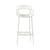 Hochstuhl Masters plastikmaterial weiß / H 75 cm - Kartell