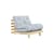 Fauteuil convertible Roots / Dormeuse & lit d'appoint - 3 positions / Structure pin clair - KARUP DESIGN