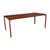 Calvi INDOOR Rectangular table composite material orange / 195 x 95 cm - Tray FENIX® / 8 people - Fermob