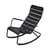 Rocking chair Luxembourg métal gris / Aluminium - Fermob