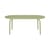Table ovale Groove métal vert / 186 x 86 cm - Tom Dixon