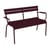 Banc avec dossier Luxembourg métal violet / 2 places - L 131 cm - Fermob