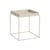 Beistelltisch Tray metall beige / 40 x 40 x H 44 cm - Hay