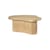 Couchtisch Isola faser holz natur / 100 x 70 x H 40 cm - Rattan - Ferm Living