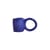 Kaffeetasse Donut Medium keramik blau / Ø 8 x H 9 cm - Petite Friture