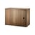 Kiste  holz braun / 1 Flügeltür - B 58 x T 30 x H 42 cm - String Furniture