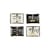 Schale Marseilles keramik weiß / Ablage – Set mit 4 Stück – 7 x 5 cm - Jonathan Adler