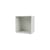 Portaoggetti da parete Montana Mini 1001 legno bianco / Aperto - 35 x 35 x P 25 cm - MONTANA