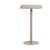 Stehtisch Week-end metall beige / 60 x 60 cm x H 105 cm - Aluminium - Petite Friture