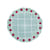 Teller Quadri keramik blau / Ø 27 cm / Handbemalt - Bitossi Home