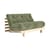 Canapé convertible Roots / L 140 cm - 3 positions / Structure pin clair - KARUP