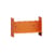 Pli Vague by Uchronia Wall shelf metal orange / L 30 x D 15 cm - TIPTOE