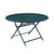 Klapptisch Caractère metall blau / Ø 128 cm / 7 Personen - Fermob