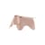 Eames Elephant RE (1945) Decoration plastic material pink / Small - L 39 cm / Recycled plastic - Vitra