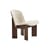 Fauteuil Chisel blanc / Peau de mouton - Hay
