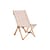 Fauteuil pliant Outdoor Market tissu beige / Jasper Morrison - Hay