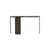 Konsole Opalia glas braun / 136 x 41 x H 80 cm - Glas Italia