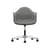 Poltrona a rotelle PACC - Eames Plastic Armchair materiale plastico nero / (1950) - Imbottitura integrale / Riciclata - Vitra