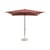 Parasol Terrazza - Square tissu rouge / 240 x 240 cm - Hay