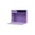 Studio Wall writing desk wood purple / W 69.6 x H 58.2 cm - MONTANA
