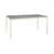 Table rectangulaire Calvi Minérale / 160 x 80 cm (6 personnes) - Plateau Dekton (aspect pierre) - Fermob
