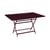 Tavolo pieghevole Caractère metallo rosso / 128 x 90 cm - 6 persone / Metallo - Fermob