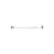 Rail Wall-mounted towel rail plastic material transparent / L 45 cm - Kartell