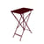 Bistro Foldable table metal red / 57 x 37 cm - Steel / 2-seater - Fermob