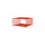 Regal Panton Wire Single Half metall orange / 34,8 x H 17.2 x T 34,8 cm - Verner Panton, 1976 - MONTANA