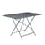Table pliante Bistro métal noir / 117 x 77 cm - 6 personnes - Trou parasol - Fermob