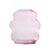 Vase Muse XL verre rose violet / Cristal de Bohême - Ø 26 x H 30 cm - Fundamental Berlin