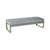 Gepolsterte Bank Bellevie metall textil grau / Sitzbank - L 148 cm - Fermob