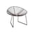 Fauteuil Leaf métal marron - Arper