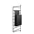 Portariviste  metallo nero Da appendere / Per le mensole String - String Furniture